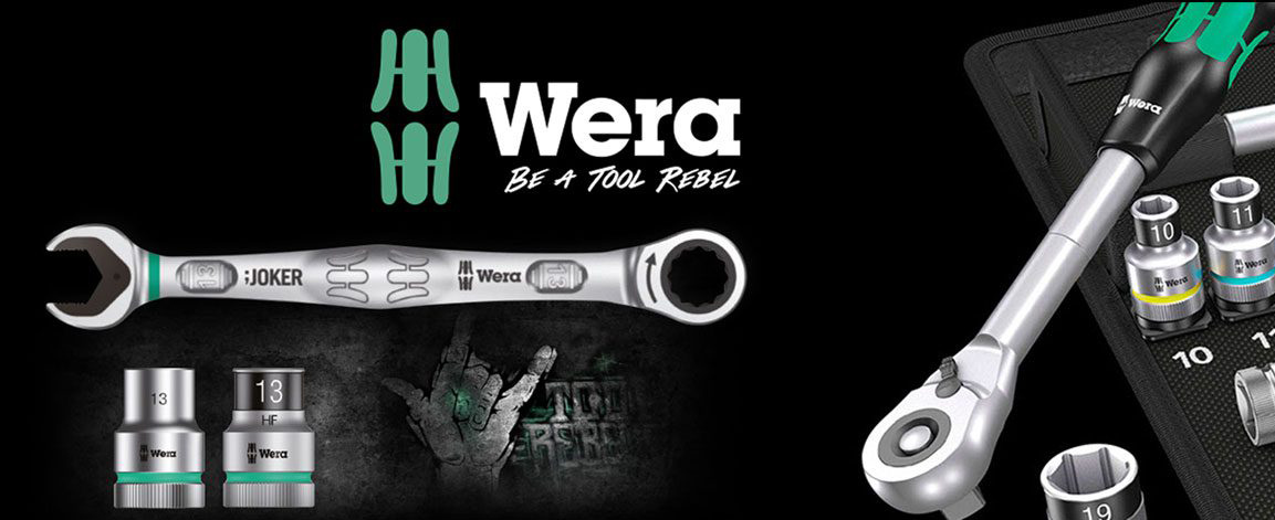 Kit destornilladores de 14 varillas intercambiables de Wera