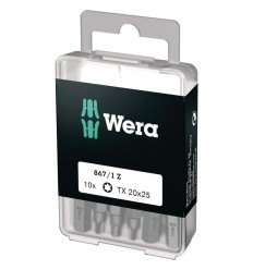 JUEGO DE PUNTAS TORX® 20 X 25 MM 867/1 (10 PIEZAS)