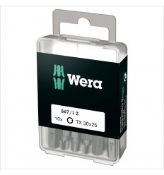 JUEGO DE PUNTAS TORX® 30 X 25 MM 867/1 (10 PIEZAS)