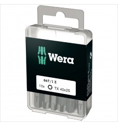 JUEGO DE PUNTAS TORX® INTERIOR 40 X 25 MM 867/1 (10 PIEZAS)