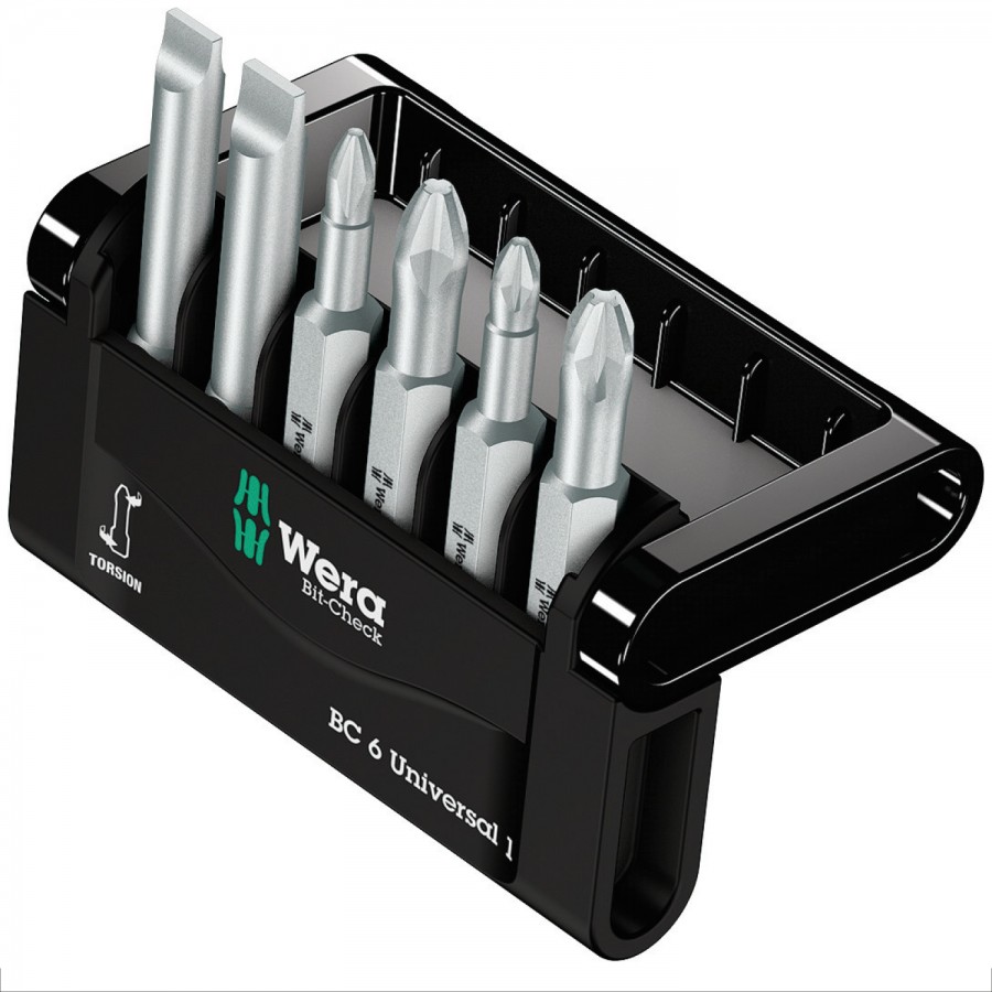 JUEGO DE PUNTAS BIT CHECK UNIVERSAL 1 (6 piezas)