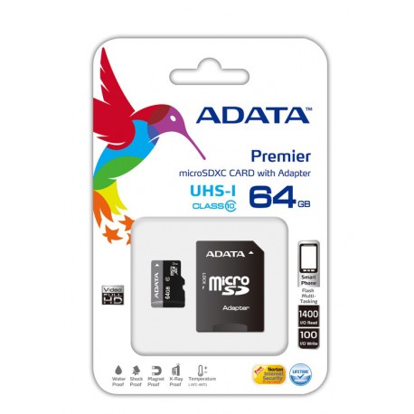 MEMORIA MICROSD 64 GB ADATA